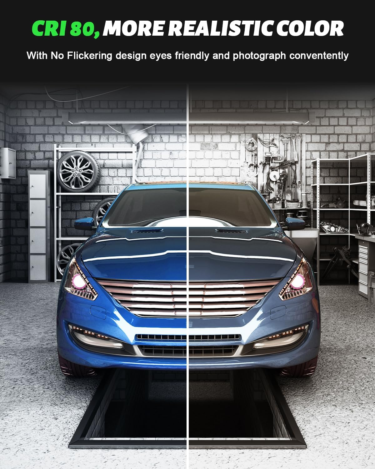 Viugreum 100W UFO LED High Bay Light 10,000LM 120V LED High Bay Lights 5000K Daylight, Alternative to 450W MH/HPS for Garage Workshop Barn Factory Warehouse - 20 Pack