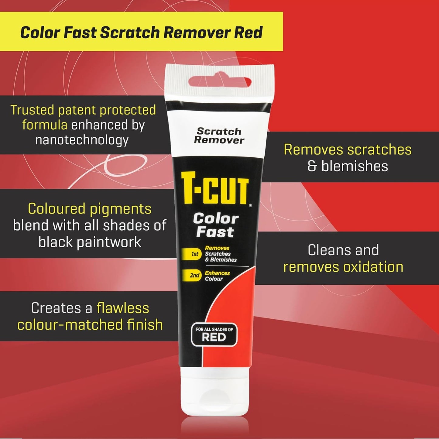 T-Cut Color Fast Red Scratch Remover, 5.3 Oz