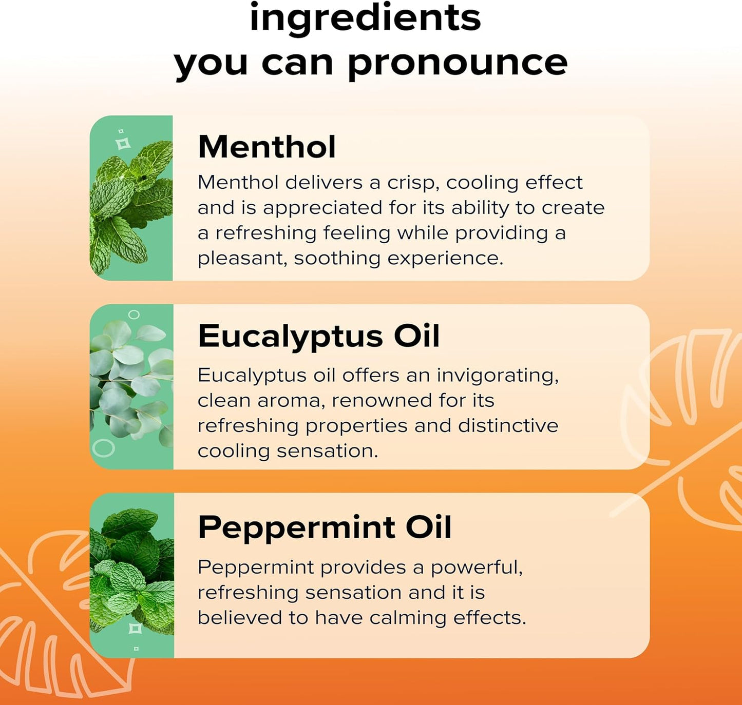 BoomBoom Nasal Stick | Vapor Flow Technology | Cool Refreshing Sensation | Natural Mood Boost | Simple Ingredients | Essential Oils + Menthol Inhaler (Tropical)