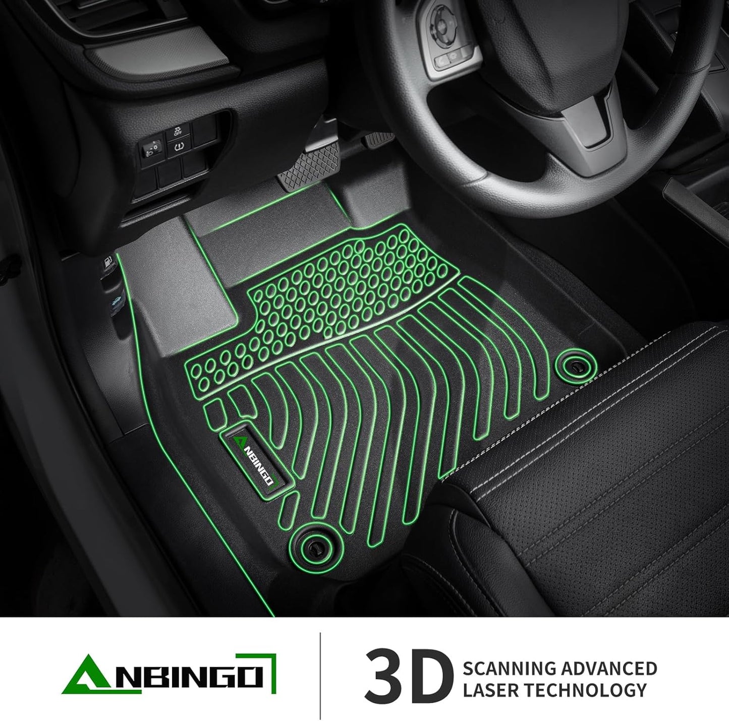 ANBINGO®Floor Mats Fit for Mercedes Benz GLC 2023-2025 (No Coupe) & Cargo Liners All Weather Rugs for Benz GLC TPE Car Mats for Benz GLC Rubber Trunk Carpet for Benz GLC Automotive Accessories