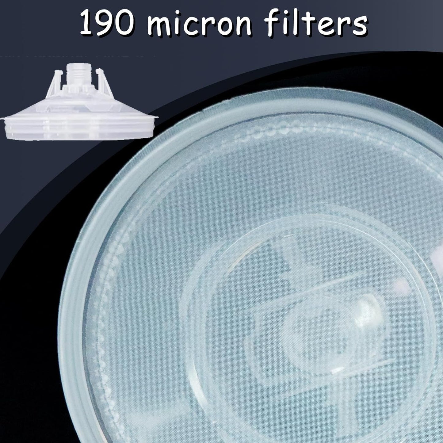 Disposable Paint Sprayer Mixing Cup for Automotive Paint Gun, HVLP Paint Spray Paint Gun 6 Ounce (160ml) Kit with 50 Cups and Lids System, 1 Hard Cup with Retainer Ring and 10 Plugs