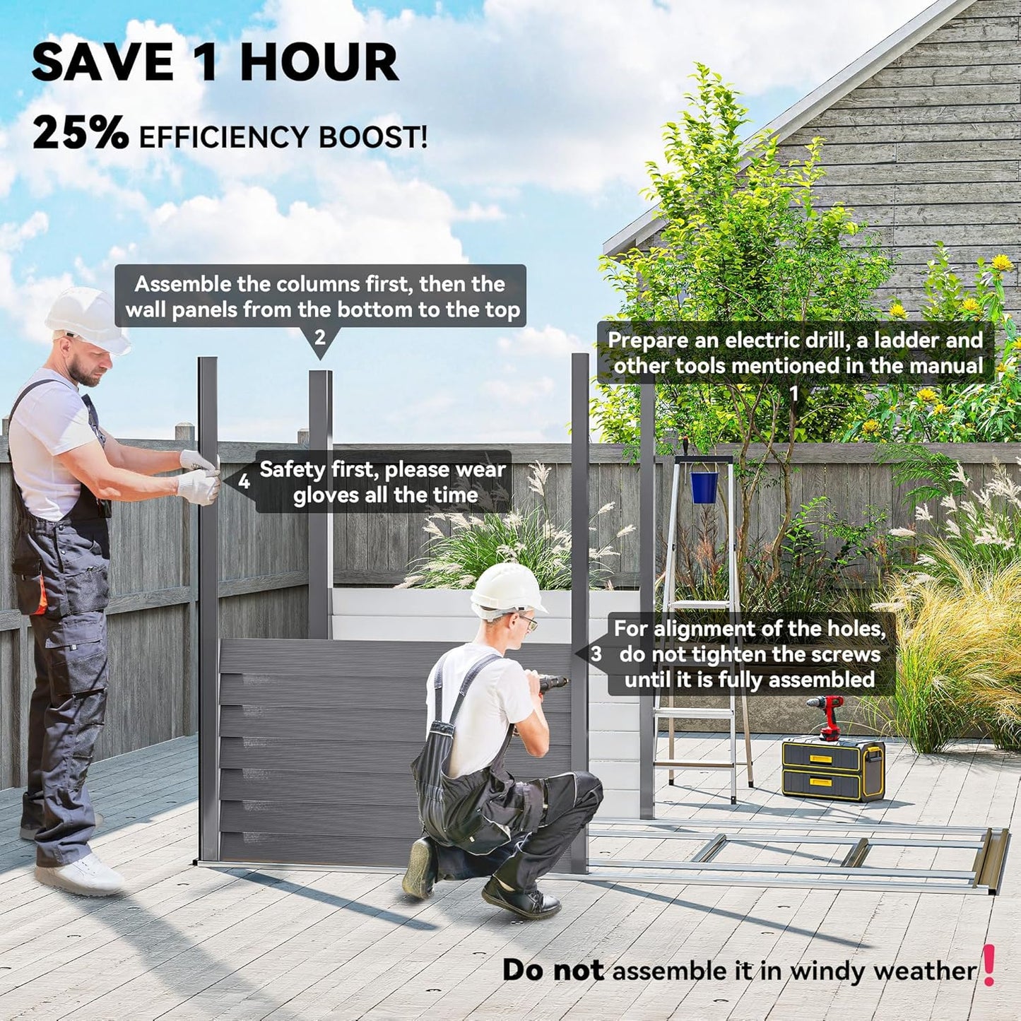 Outsunny 4.6' x 9' Steel Outdoor Storage Shed, Lean to Shed, Metal Tool House with Foundation Kit, Lockable Doors, Gloves and 2 Air Vents for Backyard, Patio, Lawn, Gray