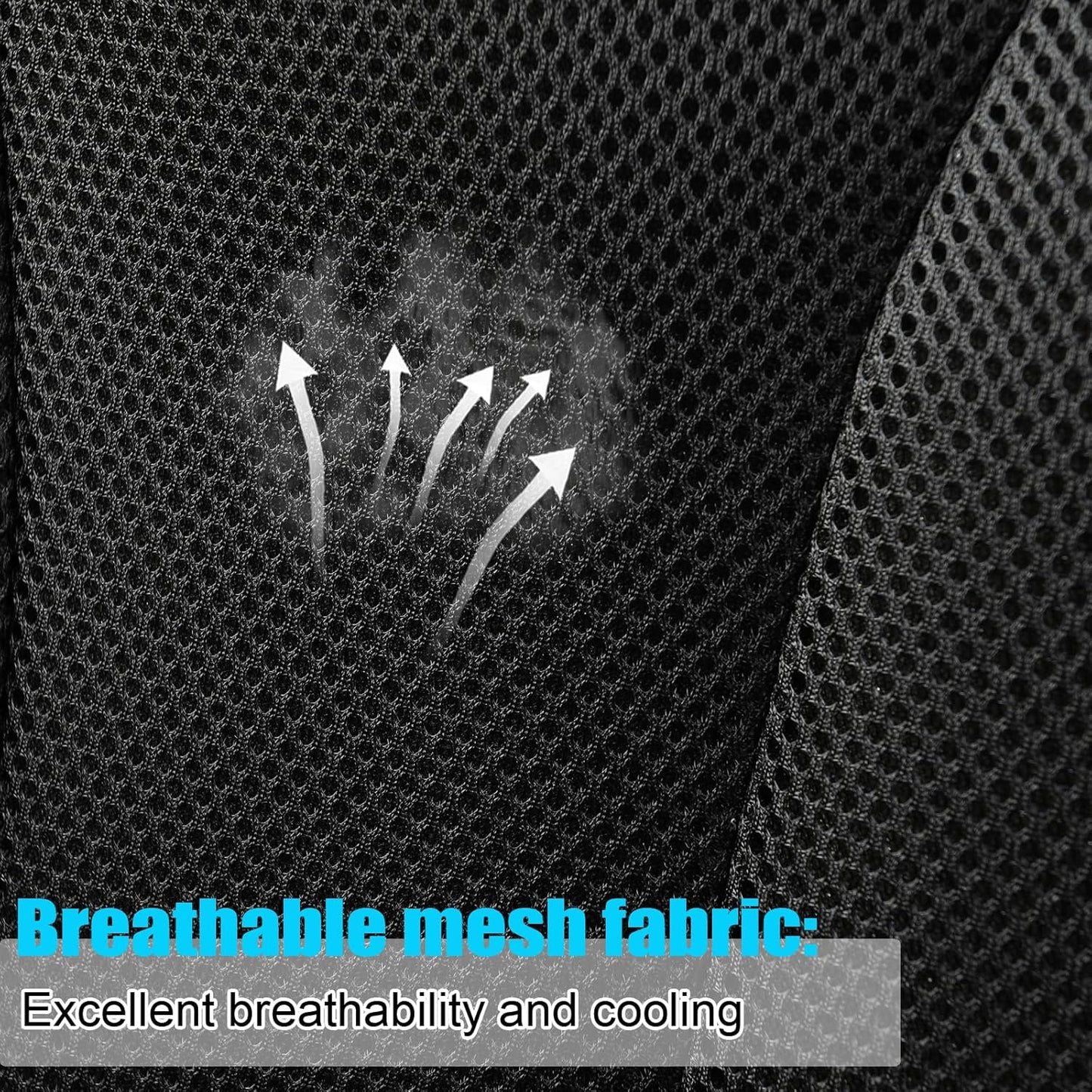 GIANT PANDA 2-Pack Front 3D Air Mesh Car Seat Covers Custom Fit Dodge Ram 1500 2500 3500 Trucks Seat Protectors with Composite Sponge Inside Breathable Automotive Interior Covers(Grey/Gray)