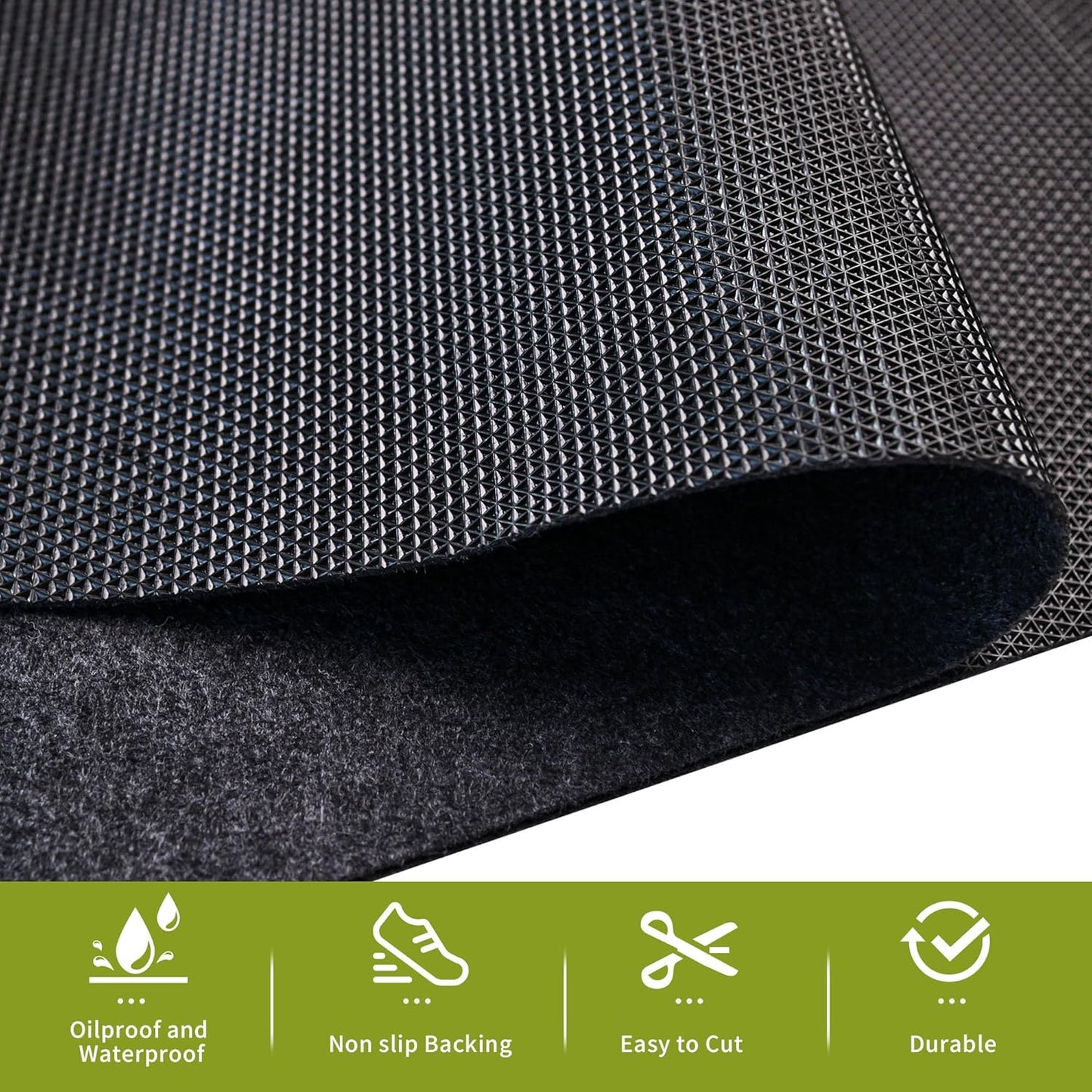 Oil Spill Mat - 96" x 48" Absorbent Oil Garage Floor Mat for Under Car - Protect Driveway from Drips, Spills, Stains, Reusable & Durable Garage Floor Protection Mat with Waterproof Backing