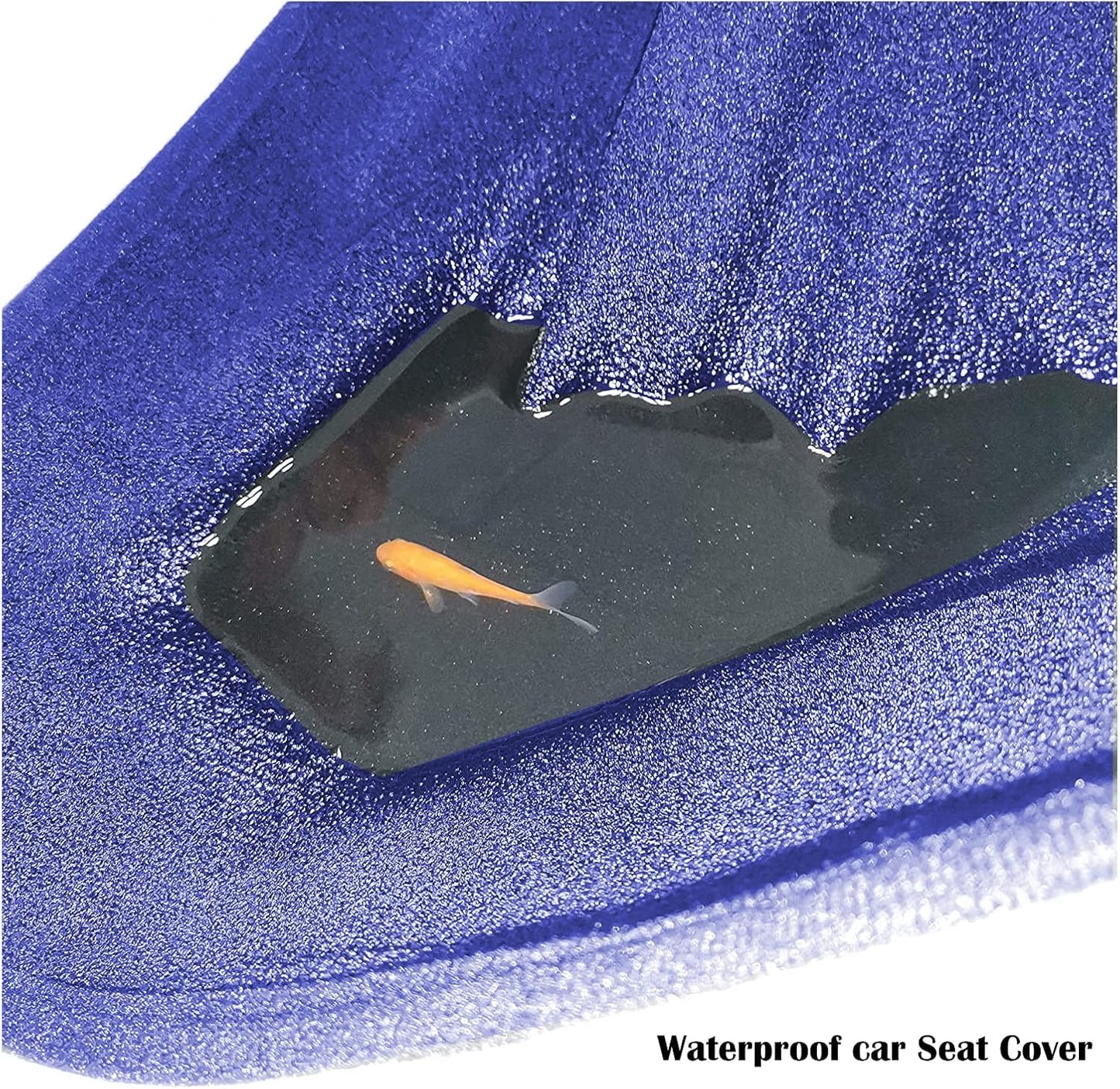 Car Seat Cover Protector Front Seats,for Gym Workout,Running,Swimming,Beach and Hiking,Waterproof Sweat Towel Bucket Seat Covers for Cars SUV Trucks (Blue, 2Pcs)