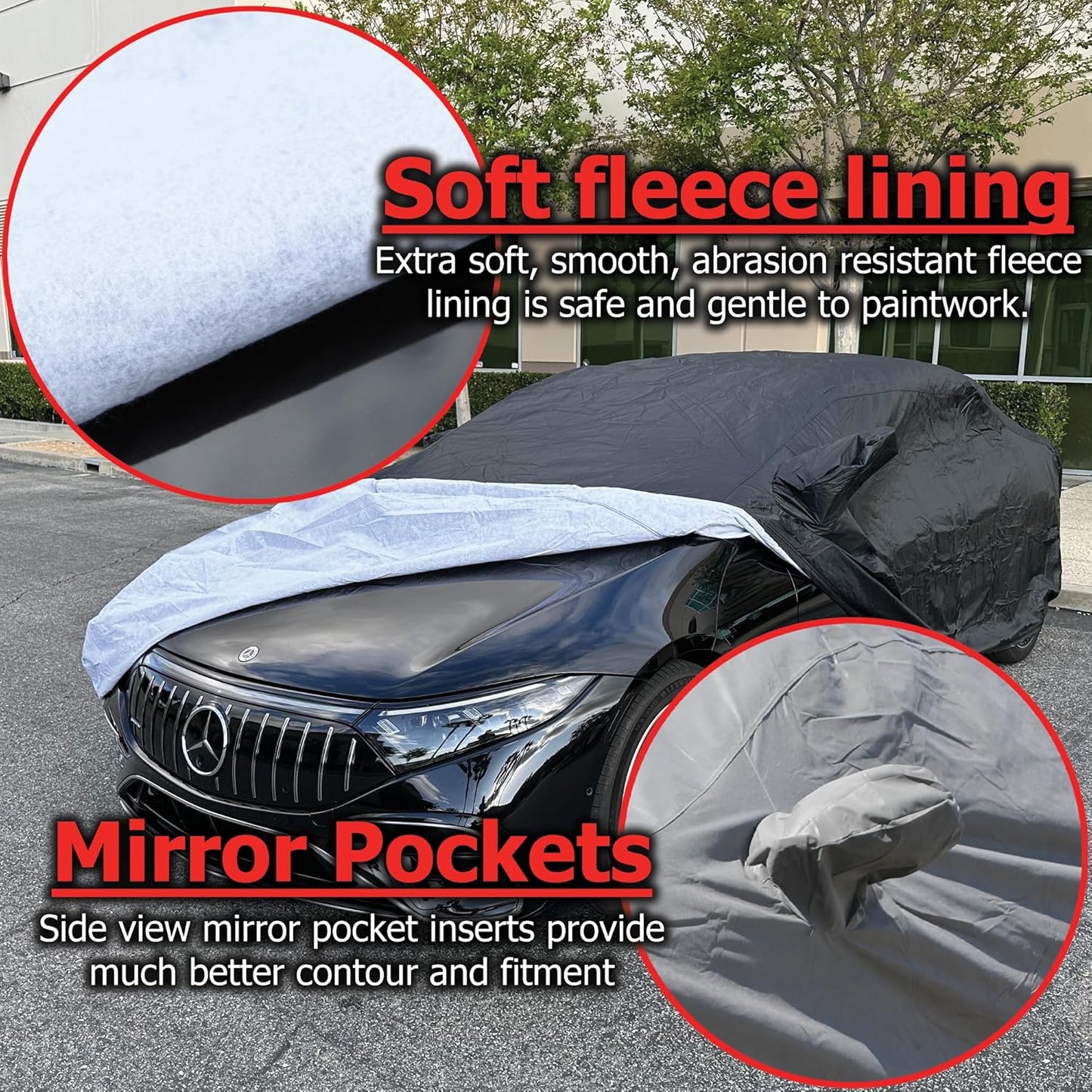 Custom FIT Car Cover fits 2020-2025 Chevy Corvette C8 XTREMECOVERPRO Diamond Series Black