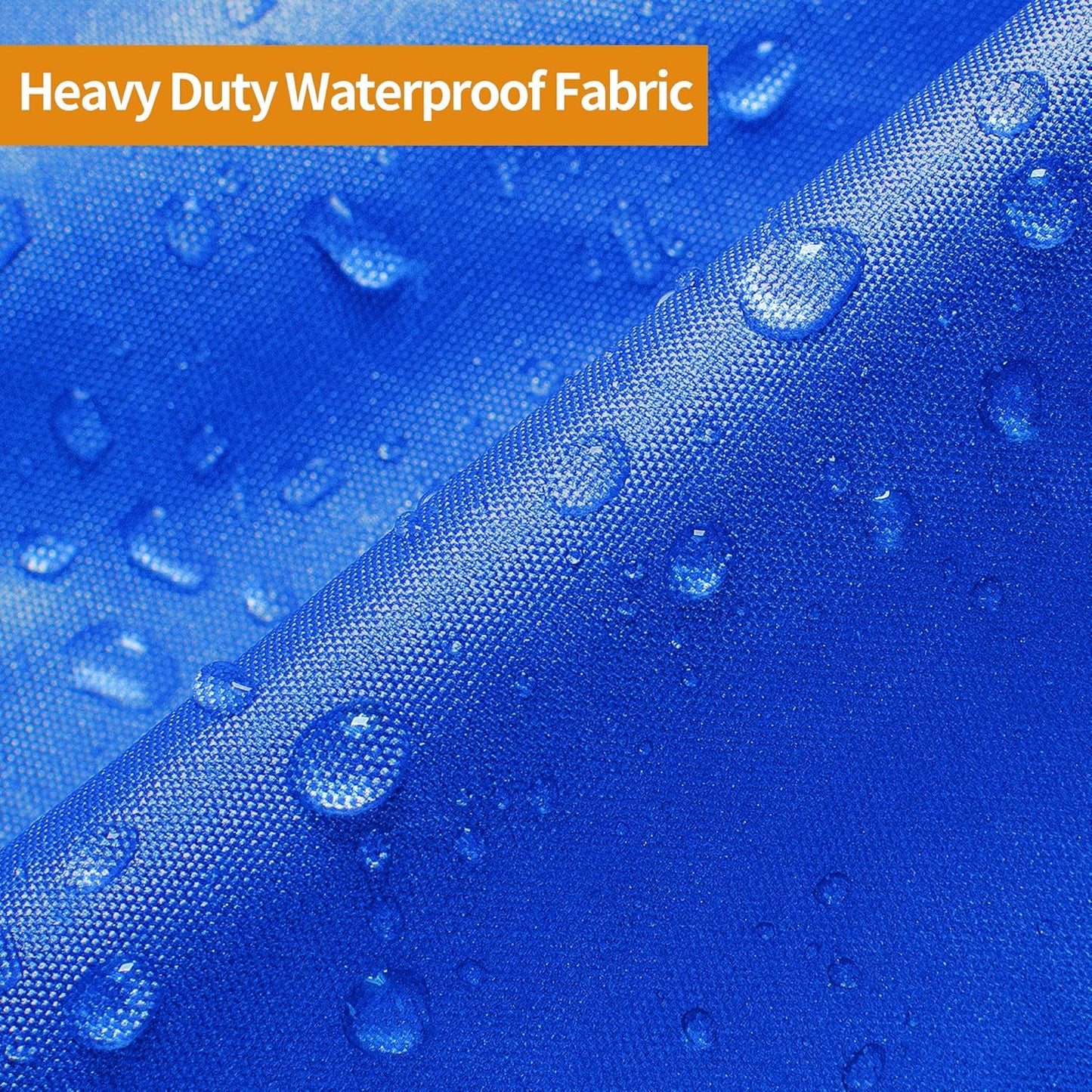 iCOVER Jet Ski Cover- Water Proof Heavy Duty Trailerable Personal Watercraft Covers for Seadoo Kawasaki Yamaha Wave Runner, Fits PWC Models Up to 135in Long